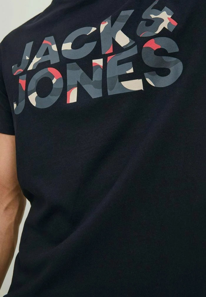 Jack & Jones Print T-shirt - Black 5 Jack & Jones Print T-shirt - Black - Image 5