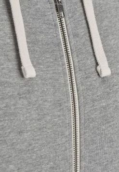 Jack & Jones JJEHOLMEN - Zip-up Sweatshirt - Mottled Light Grey -Jack & Jones Shop 321e4dd867b94598a75a1076cc246bd6