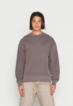 Jack & Jones JORWASH CREW NECK UNISEX - Sweatshirt - Seal Brown