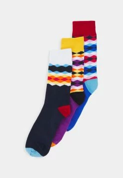 Jack & Jones JACCRASH GIFTSET 3 PACK - Socks - Navy Blazer/royal Purple/classic Blue