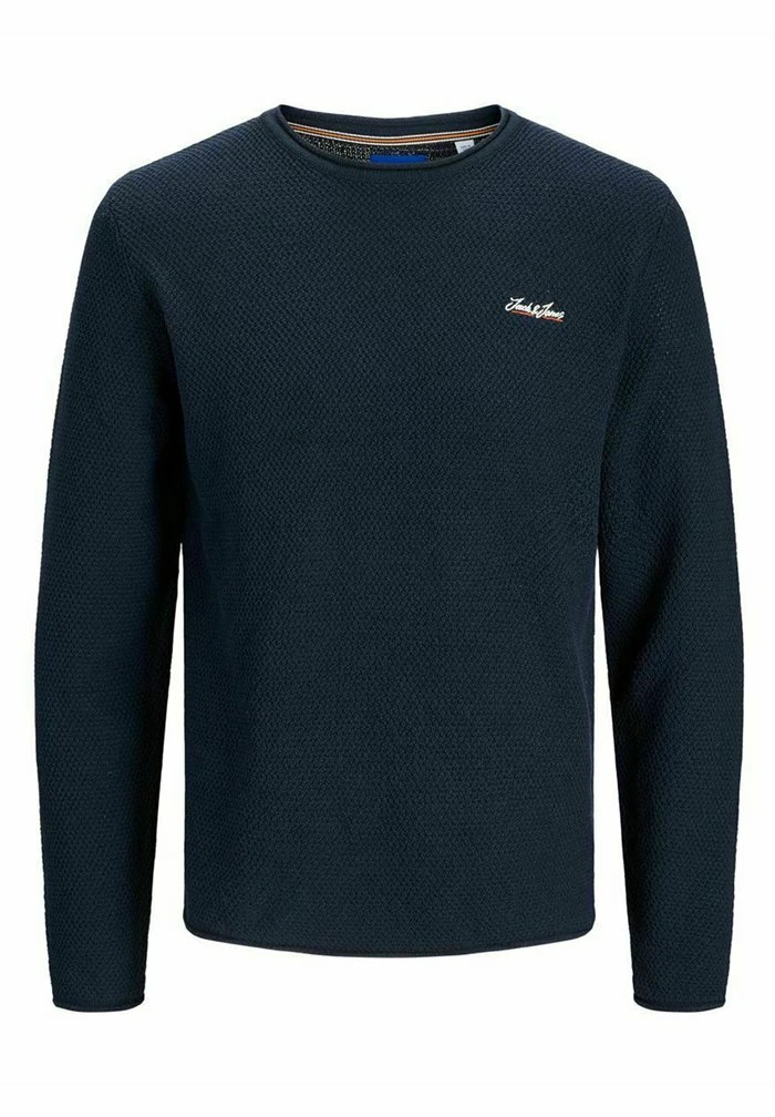 Jack & Jones JORPAUL TONS CREW NECK DETAIL - Jumper - Navy Blazer 6 Jack & Jones JORPAUL TONS CREW NECK DETAIL - Jumper - Navy Blazer - Image 6