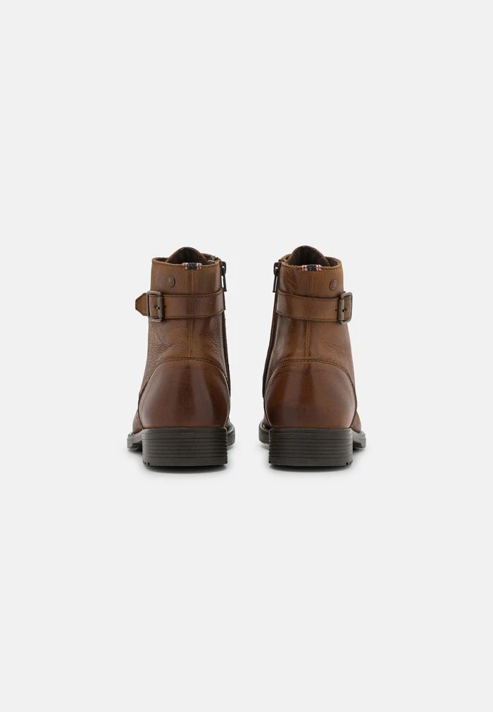 Jack & Jones JFWSITI - Lace-up Ankle Boots - Cognac 3 Jack & Jones JFWSITI - Lace-up Ankle Boots - Cognac - Image 3