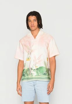 Jack & Jones PINK PYJAMMA - Shirt - White