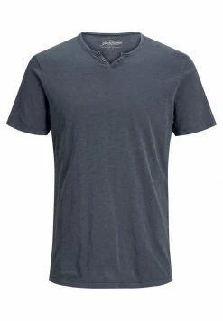 Jack & Jones JJESPLIT NECK TEE - Basic T-shirt - Navy -Jack & Jones Shop 353299c7202a4645b7913ac4294574d5