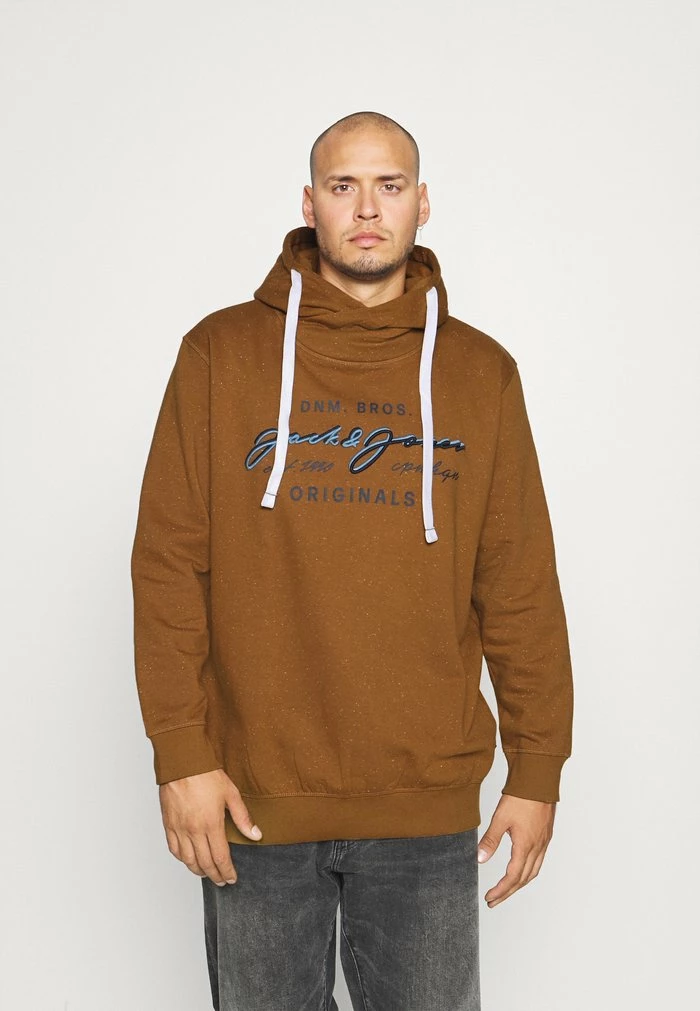 Jack & Jones JORWOODSST HOOD - Sweatshirt - Rubber 1 Jack & Jones JORWOODSST HOOD - Sweatshirt - Rubber