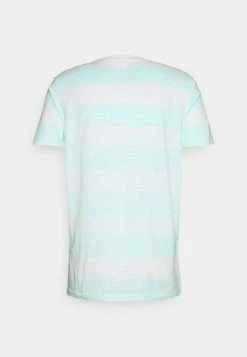 Alternative view of Jack & Jones JJRESORT TEE CREW NECK - Print T-shirt - Bleached Aqua