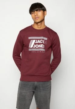Jack & Jones BEN SWEAT CREW NECK - Sweatshirt - Bordeaux -Jack & Jones Shop 35c366f4f38b45d2a533f94550b656ac