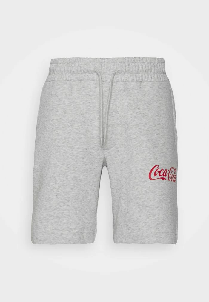 Jack & Jones JPSTCOCACOLA UNISEX - Shorts - White Melange 1 Jack & Jones JPSTCOCACOLA UNISEX - Shorts - White Melange