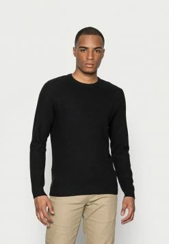 Jack & Jones JJSTEVE CREW NECK - Jumper - Black