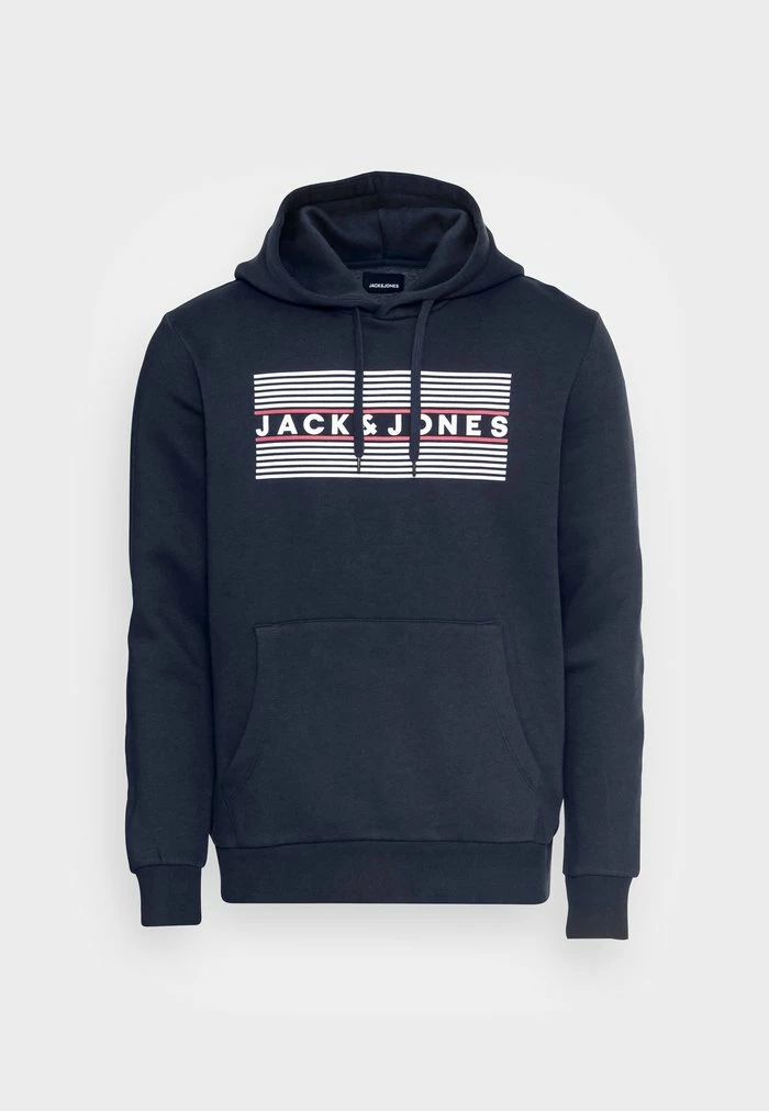 Jack & Jones JJECORP LOGO HOOD - Hoodie - Navy 4 Jack & Jones JJECORP LOGO HOOD - Hoodie - Navy - Image 4