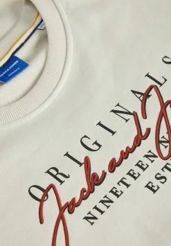 Jack & Jones JORWILLOW CREW NECK - Sweatshirt - Moonbeam -Jack & Jones Shop 37f2951b4fd4404a984ff3b83f1607a8