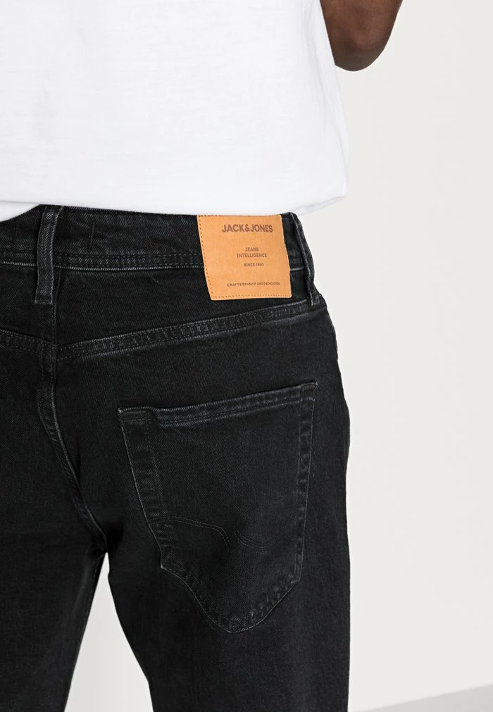 Jack & Jones Straight Leg Jeans - Black Denim 5 Jack & Jones Straight Leg Jeans - Black Denim - Image 5