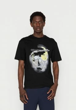 Jack & Jones HOLLYWOOD SKULL TEE CREW NECK - Print T-shirt - Black