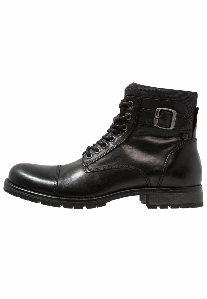 Jack & Jones JFWALBANY - Lace-up Ankle Boots - Anthracite 1 Jack & Jones JFWALBANY - Lace-up Ankle Boots - Anthracite