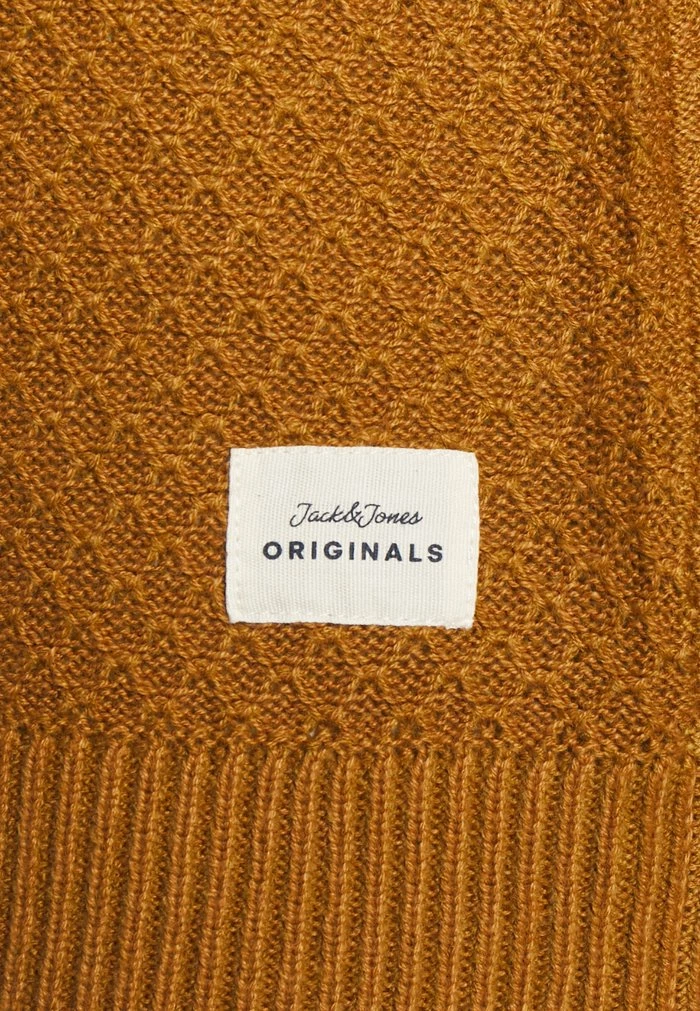 Jack & Jones JORTONS KNIT CREW NECK SN - Jumper - Rubber 3 Jack & Jones JORTONS KNIT CREW NECK SN - Jumper - Rubber - Image 3