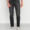 Jack & Jones JJICLARK JJORIGINAL - Straight Leg Jeans - Black Denim