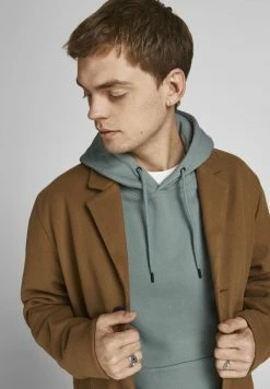 Jack & Jones JJESTAR BASIC HOOD UNISEX - Hoodie - Slate Gray