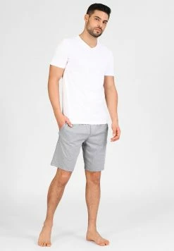 Jack & Jones JACBASIC V-NECK TEE 2 PACK - Undershirt - White