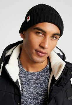 Jack & Jones JACRDD SHORT BEANIE - Beanie - Black -Jack & Jones Shop 3a6a896c68204f11bfd6e0d3b47167be