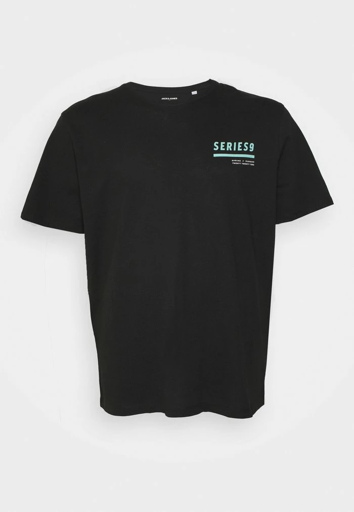 Jack & Jones JCOSTAYCAY TEE CREW NECK - Print T-shirt - Black 2 Jack & Jones JCOSTAYCAY TEE CREW NECK - Print T-shirt - Black - Image 2