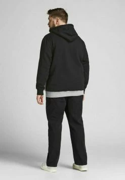 Jack & Jones JJEURBAN BLOCKING HOOD - Hoodie - Black -Jack & Jones Shop 3aa68e7ff89944989c06594c85bfee67