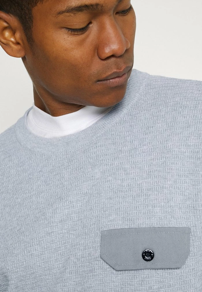 Jack & Jones JCOTARBEN CREW NECK - Jumper - Light Grey Melange 6 Jack & Jones JCOTARBEN CREW NECK - Jumper - Light Grey Melange - Image 6