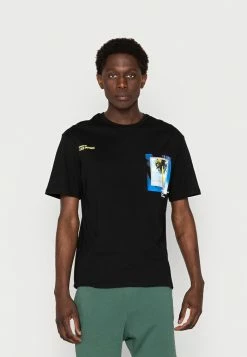 Jack & Jones HOLLYWOOD VIBE TEE CREW NECK - Print T-shirt - Black