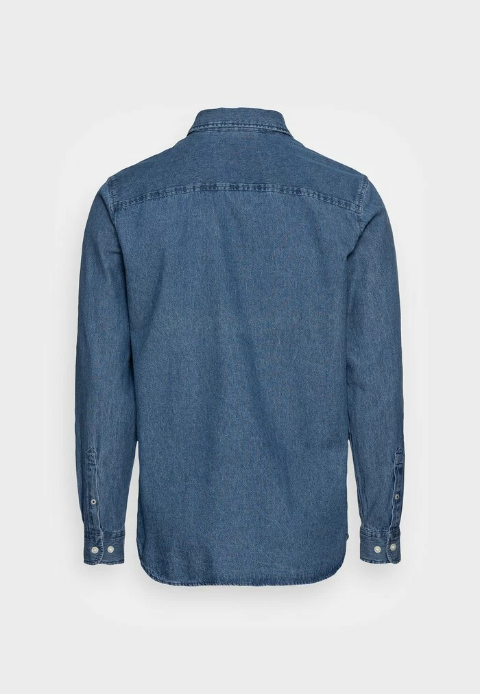 Jack & Jones JJPLAIN KANSAS SHIRT - Shirt - Medium Blue Denim 2 Jack & Jones JJPLAIN KANSAS SHIRT - Shirt - Medium Blue Denim - Image 2