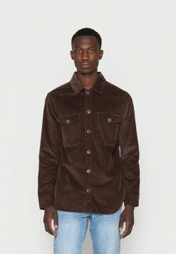 Jack & Jones JOROLLIE WOODSIDE OVERSHIRT - Light Jacket - Seal Brown