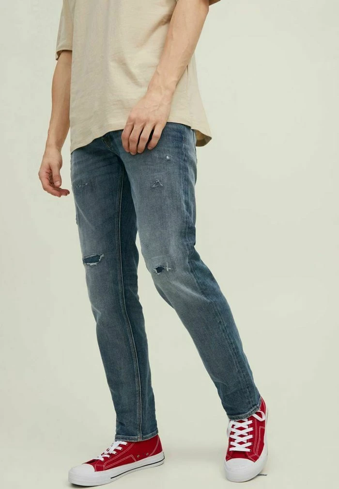 Jack & Jones Slim Fit Jeans - Blue Denim 1 Jack & Jones Slim Fit Jeans - Blue Denim