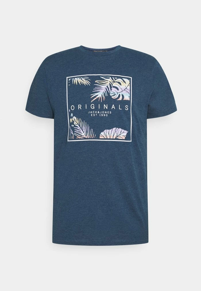 Jack & Jones JORHAAZY TEE CREW NECK - Print T-shirt - Ensign Blue 1 Jack & Jones JORHAAZY TEE CREW NECK - Print T-shirt - Ensign Blue
