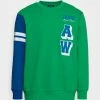 Jack & Jones JORAWORLD CREW NECK - Sweatshirt - Green Bee/lapis Blue