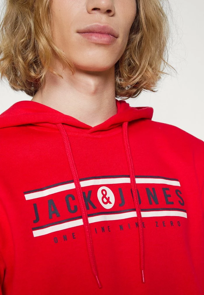 Jack & Jones JJHANS HOOD - Sweatshirt - True Red 5 Jack & Jones JJHANS HOOD - Sweatshirt - True Red - Image 5