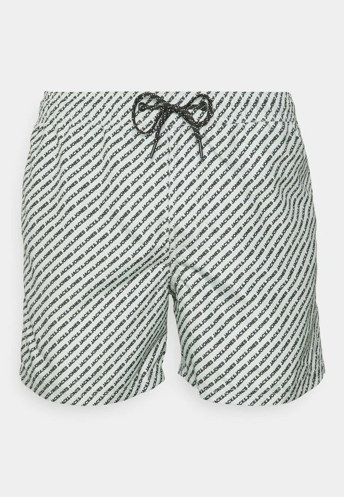 Jack & Jones JJICRETE JJSWIM BRANDED - Swimming Shorts - Metal 1 Jack & Jones JJICRETE JJSWIM BRANDED - Swimming Shorts - Metal