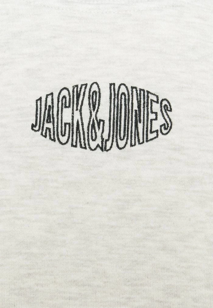 Jack & Jones JORWORLD CREW NECK - Sweatshirt - White Melange 3 Jack & Jones JORWORLD CREW NECK - Sweatshirt - White Melange - Image 3