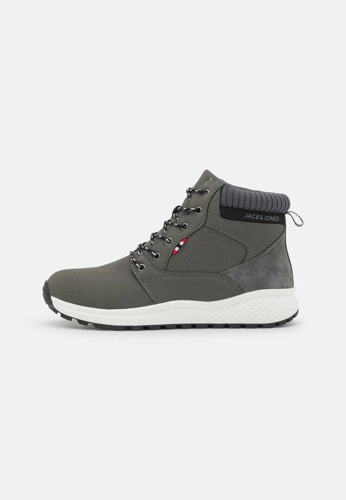 Jack & Jones JFWMANTON BOOT - Lace-up Ankle Boots - Frost Gray 1 Jack & Jones JFWMANTON BOOT - Lace-up Ankle Boots - Frost Gray