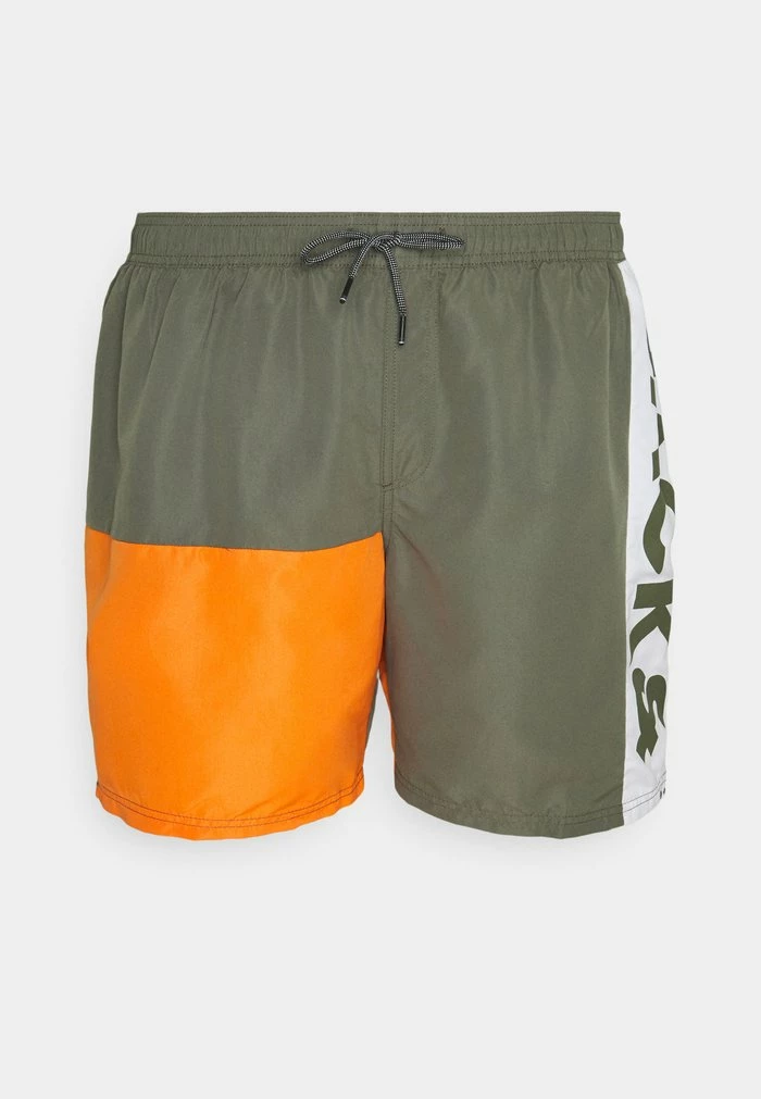 Jack & Jones JJIBALI JJSWIMSHORTS - Swimming Shorts - Dusty Olive 1 Jack & Jones JJIBALI JJSWIMSHORTS - Swimming Shorts - Dusty Olive