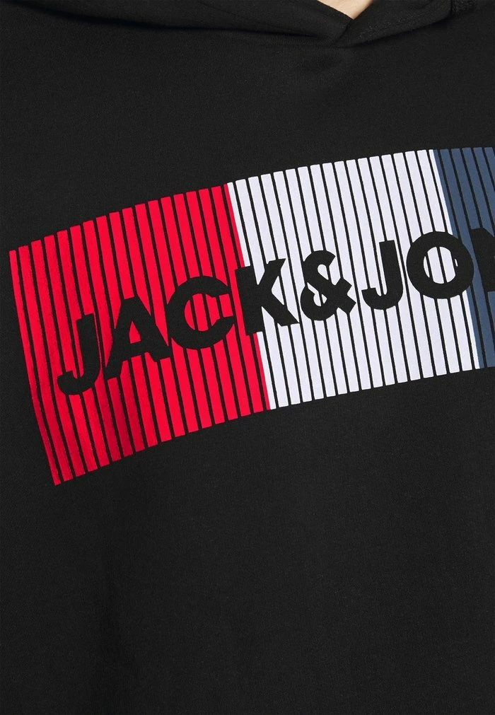 Jack & Jones JJECORP LOGO HOOD - Sweatshirt - Black 6 Jack & Jones JJECORP LOGO HOOD - Sweatshirt - Black - Image 6