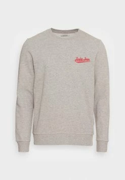 Jack & Jones JJSTRUCTURE EMBROIDERY CREW NECK - Sweatshirt - Light Grey Melange 8 Jack & Jones JJSTRUCTURE EMBROIDERY CREW NECK - Sweatshirt - Light Grey Melange -Jack & Jones Shop 3f7e59ce01cc42b1bedce4538b7445dc