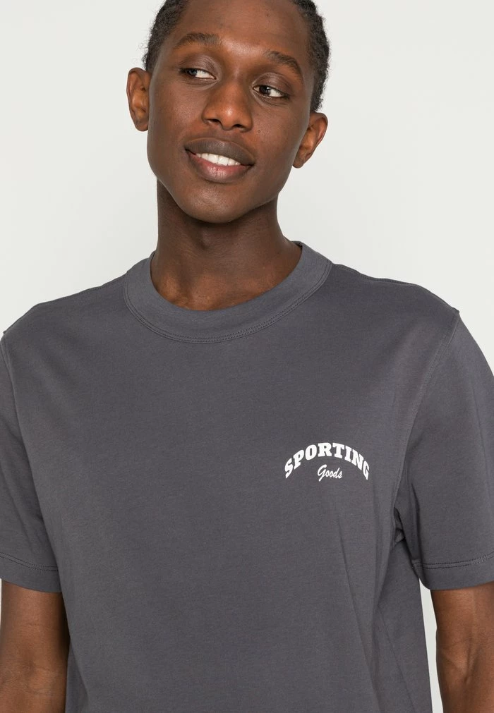 Jack & Jones JORTURBO TEE CREW NECK UNISEX - Print T-shirt - Asphalt 5 Jack & Jones JORTURBO TEE CREW NECK UNISEX - Print T-shirt - Asphalt - Image 5