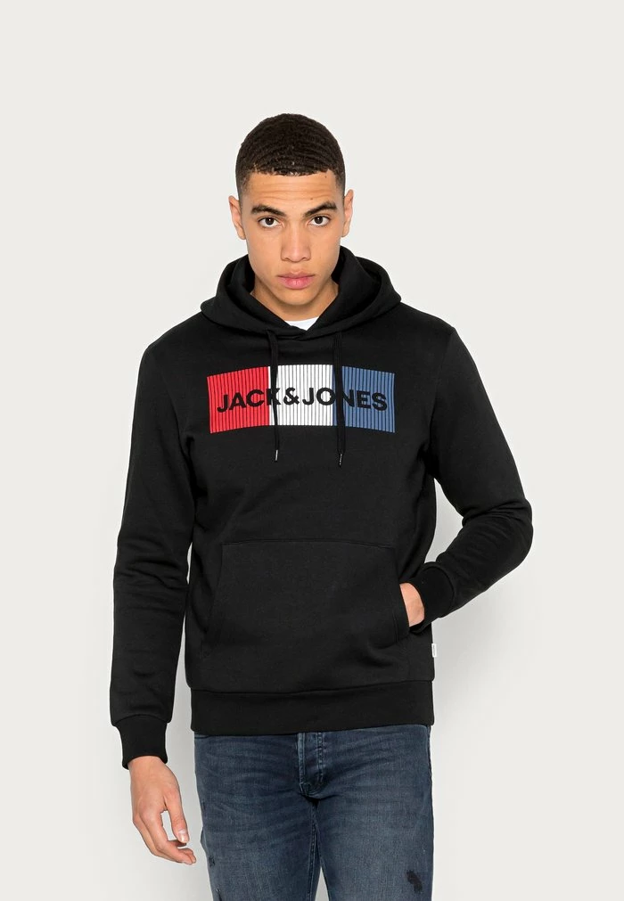 Jack & Jones JJECORP HOOD 2 PACK - Hoodie - Light Grey Melange/black 2 Jack & Jones JJECORP HOOD 2 PACK - Hoodie - Light Grey Melange/black - Image 2