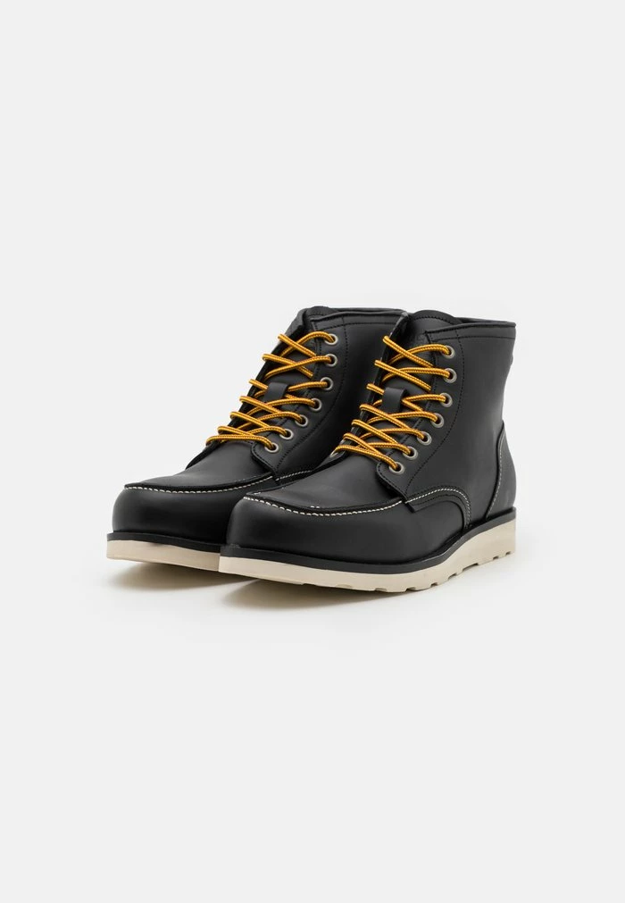 Jack & Jones JFWDARWIN BOOT - Lace-up Ankle Boots - Black 4 Jack & Jones JFWDARWIN BOOT - Lace-up Ankle Boots - Black - Image 4
