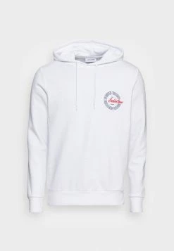 Jack & Jones JJDEVIN HOOD - Hoodie - White