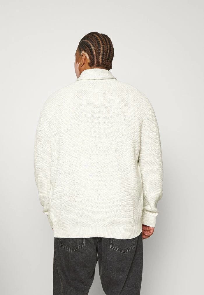 Jack & Jones JJCRAIG SHAWL NECK CARDIGAN - Cardigan - White 3 Jack & Jones JJCRAIG SHAWL NECK CARDIGAN - Cardigan - White - Image 3