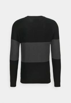 Jack & Jones JCOSHAWN CREW NECK - Jumper - Black -Jack & Jones Shop 416298da6bb148268d4b98923bd032d0