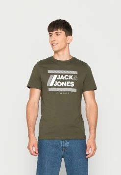 Jack & Jones JJBEN TEE - Print T-shirt - Forest Night