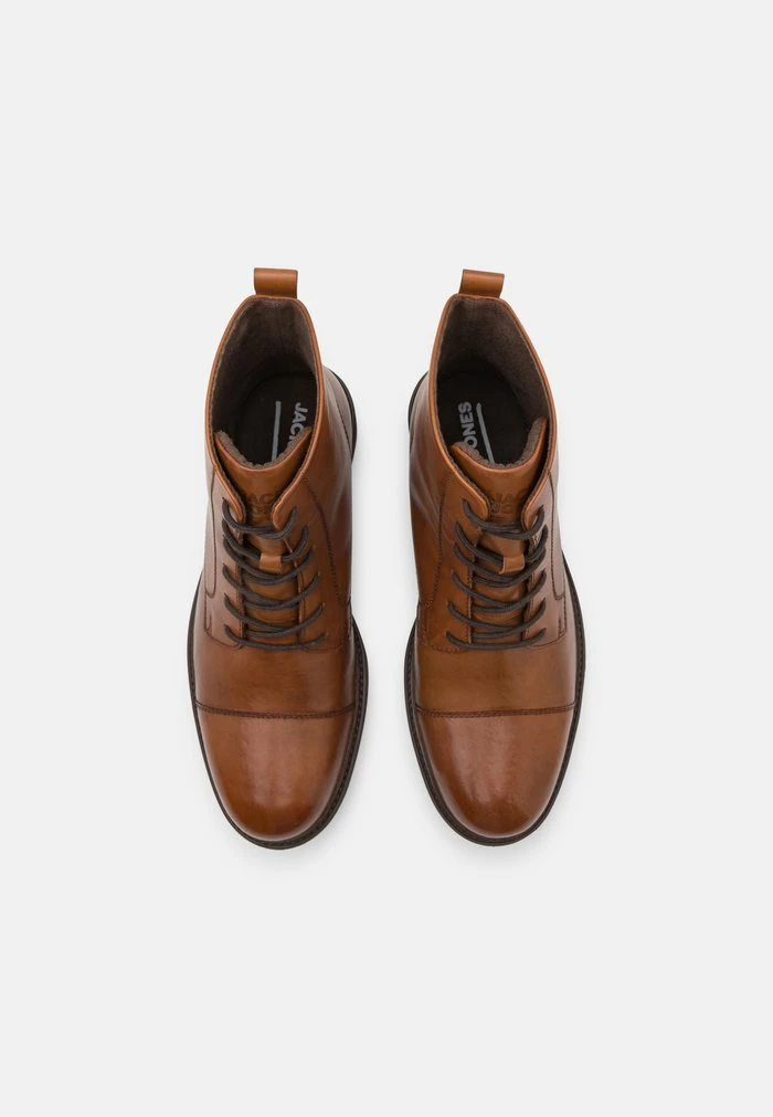 Jack & Jones JFWNICK JIO BOOT - Lace-up Ankle Boots - Cognac 4 Jack & Jones JFWNICK JIO BOOT - Lace-up Ankle Boots - Cognac - Image 4