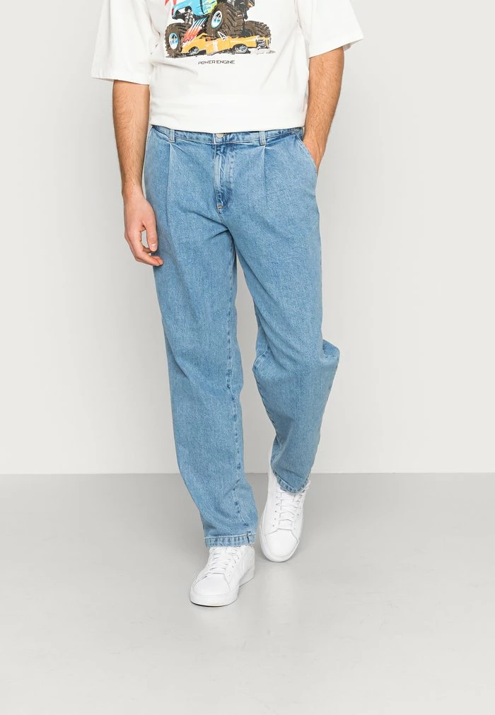 Jack & Jones JJIBOB JJCHINO - Straight Leg Jeans - Blue Denim 1 Jack & Jones JJIBOB JJCHINO - Straight Leg Jeans - Blue Denim