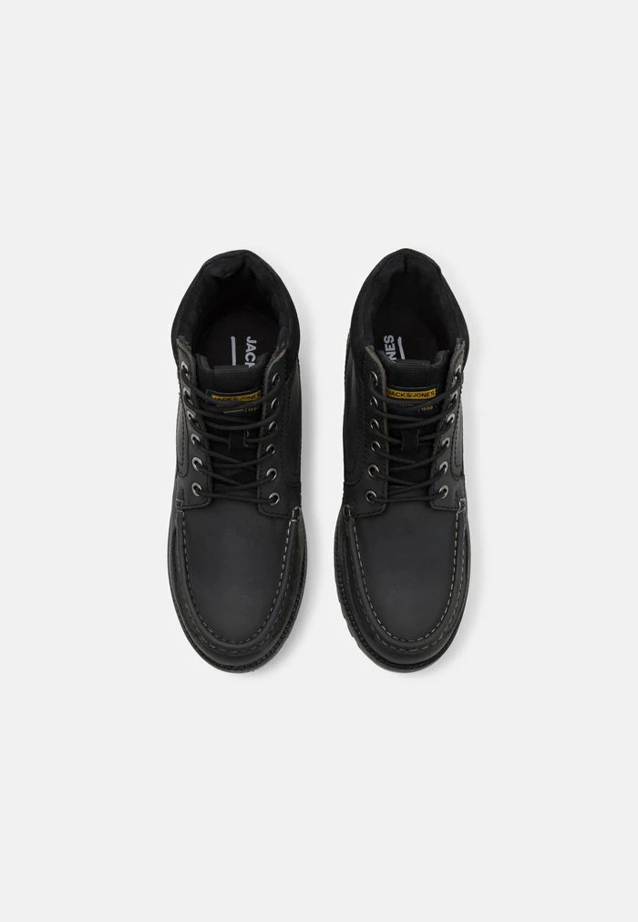 Jack & Jones JFWBROCKWELL MOC BOOT - Lace-up Ankle Boots - Anthracite 4 Jack & Jones JFWBROCKWELL MOC BOOT - Lace-up Ankle Boots - Anthracite - Image 4