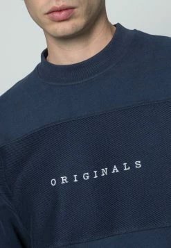 Jack & Jones JORSTATEMENTS CREW NECK - Sweatshirt - Navy Blazer -Jack & Jones Shop 4375791bb7cb45889f1b50f0bb50617a